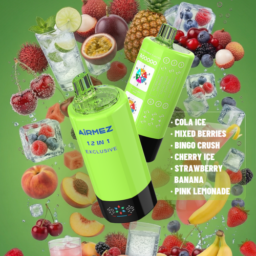 COLA ICE、MIXED BERRIES、BINGO CRUSH、CHRRY ICE 、STRAWBERRY BANANA、PINK LEMONADE