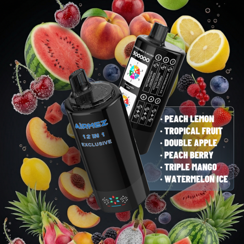 PEACH LEMON、TROPICAL FRUIT、DOUBLE APPLE、PEACH BERRY、TRIPLE MANGO、WATERMELON ICE